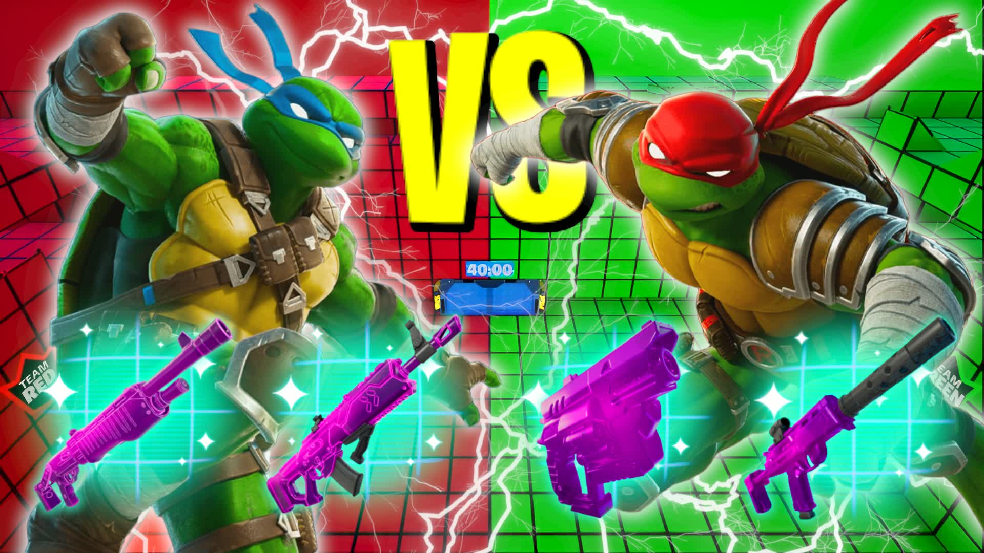 TMNT NEW - RED VS GREEN 🔴💚