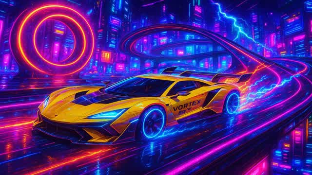 Rocket race on track
