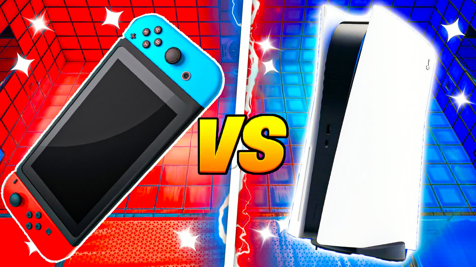 HUGE WOW SWITCH VS CONSOLE 🔴🔵 - fortnite