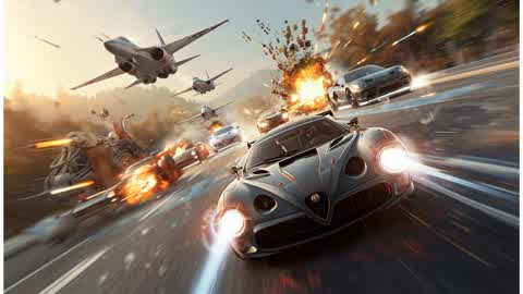 TRI RAMP BATTLE CARS