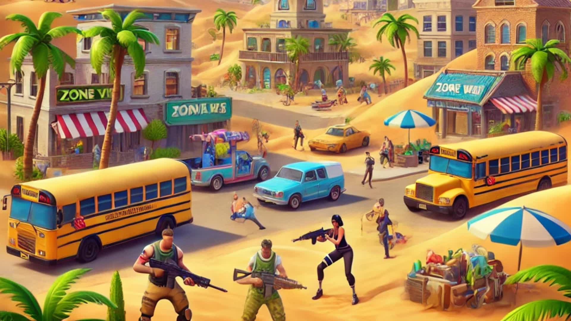 Desert Town zone wars (with POWERS)