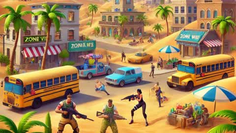 Desert Town zone wars (with POWERS)