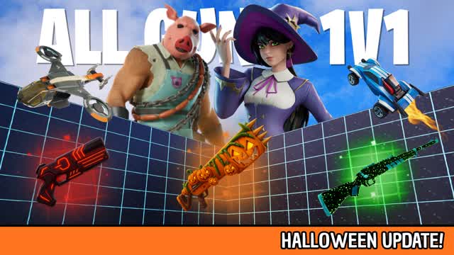 CRAZY 1V1 FFA 🎃 - ALL GUNS & SECRETS