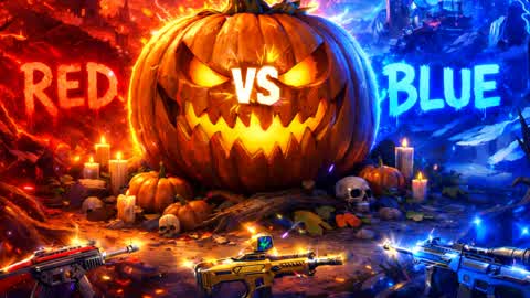 RED VS BLUE HALLOWEEN