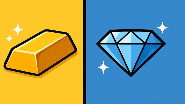 💎⚔️ DIAMOND vs GOLD🪙🔥