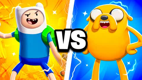 JAKE VS FINN RED VS BLUE 🔵🔴