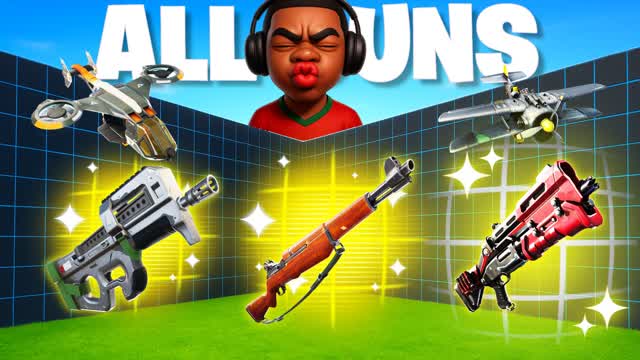 AMAZING 1V1 FFA - ALL GUNS & RIDES