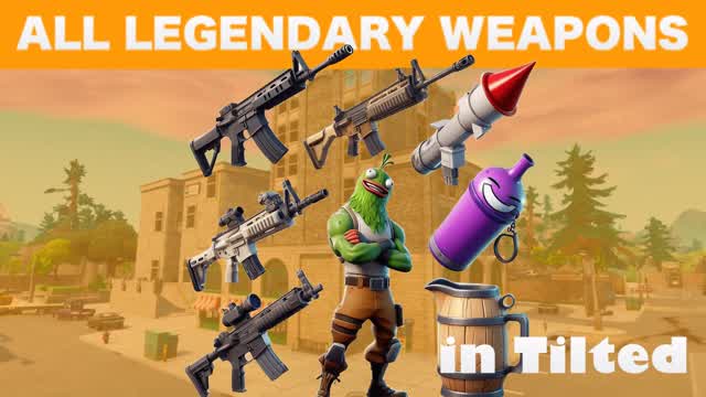 ALL LEGENDARY WEAPONS in Tilted