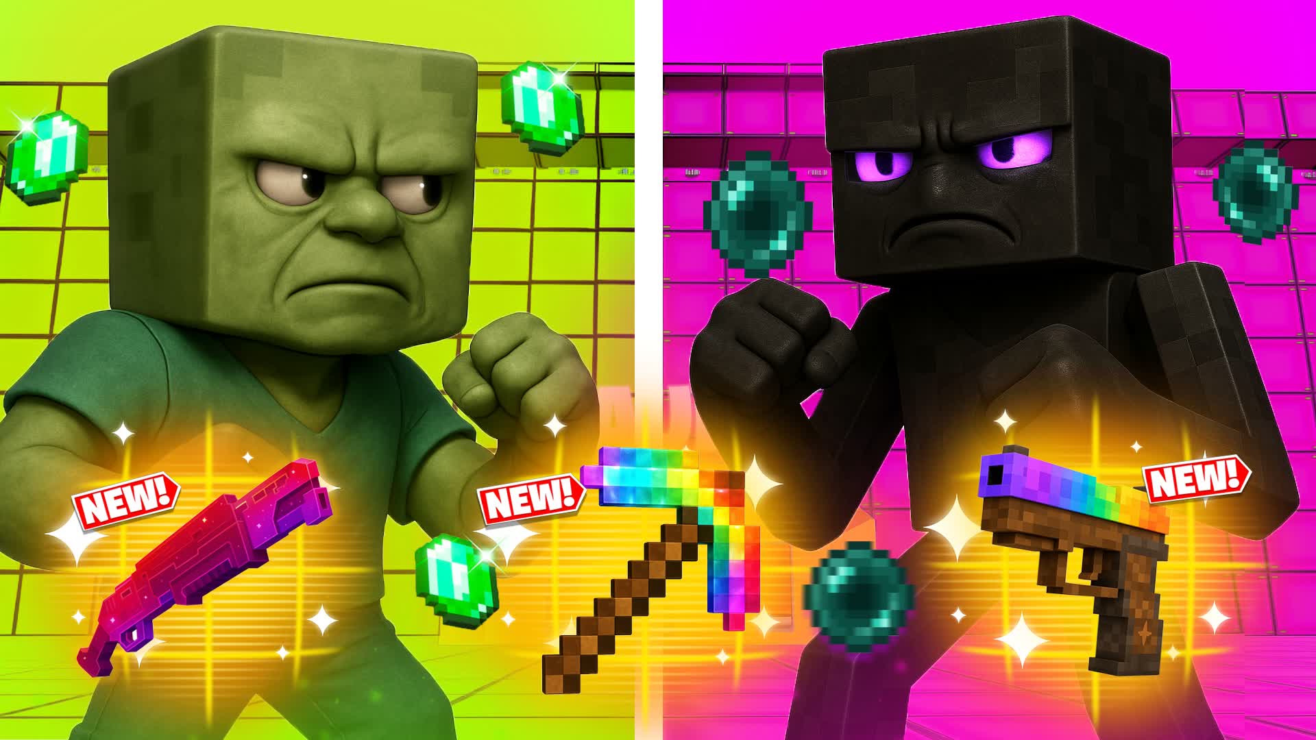 MEGA CRAFT - RED VS BLUE🔴🔵