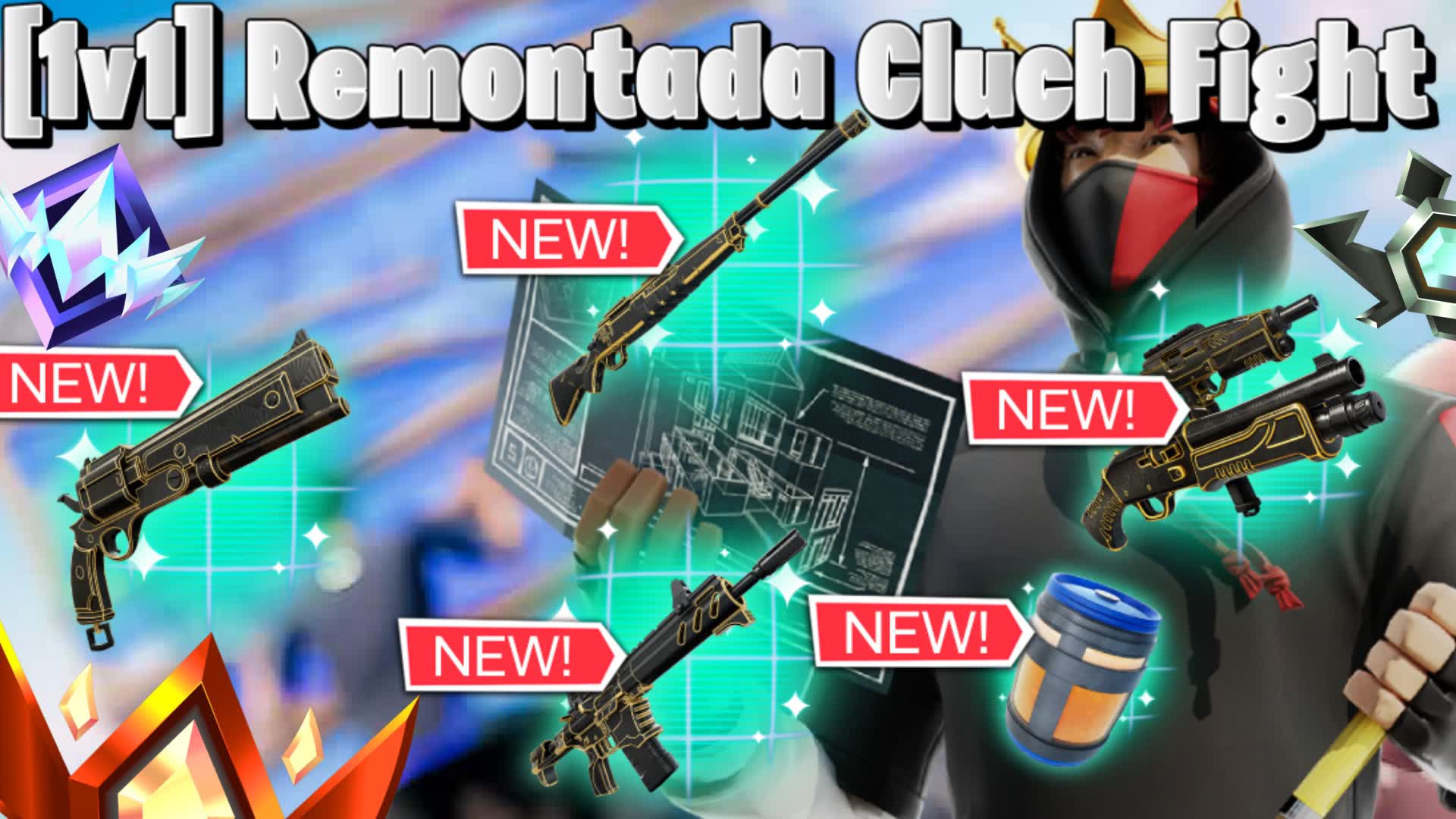 [1v1]Room Cluch Fight