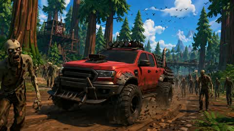 Forest Drive 🌳 Zombies 🧟 FFA