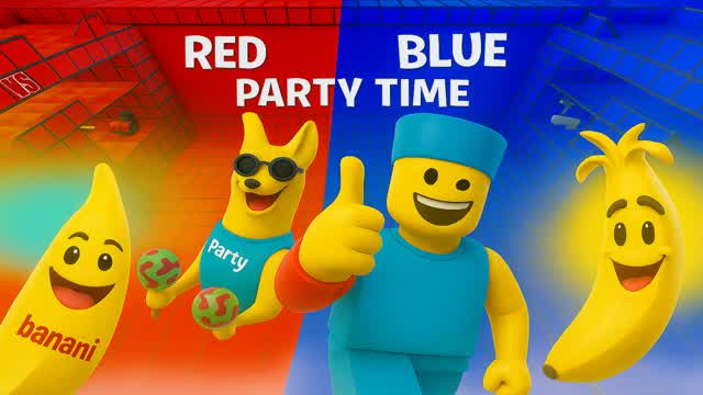 RED VS BLUE PARTY TIME