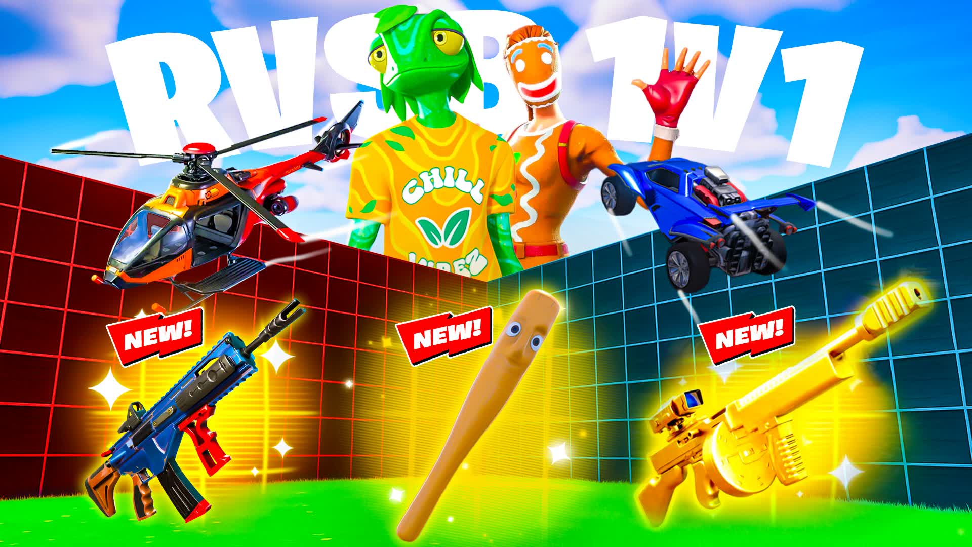 Free For All 1v1 - Red VS Blue🔴🔵