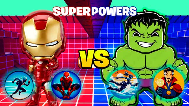 IRON MAN VS HULK RED VS BLUE 🔴🔵