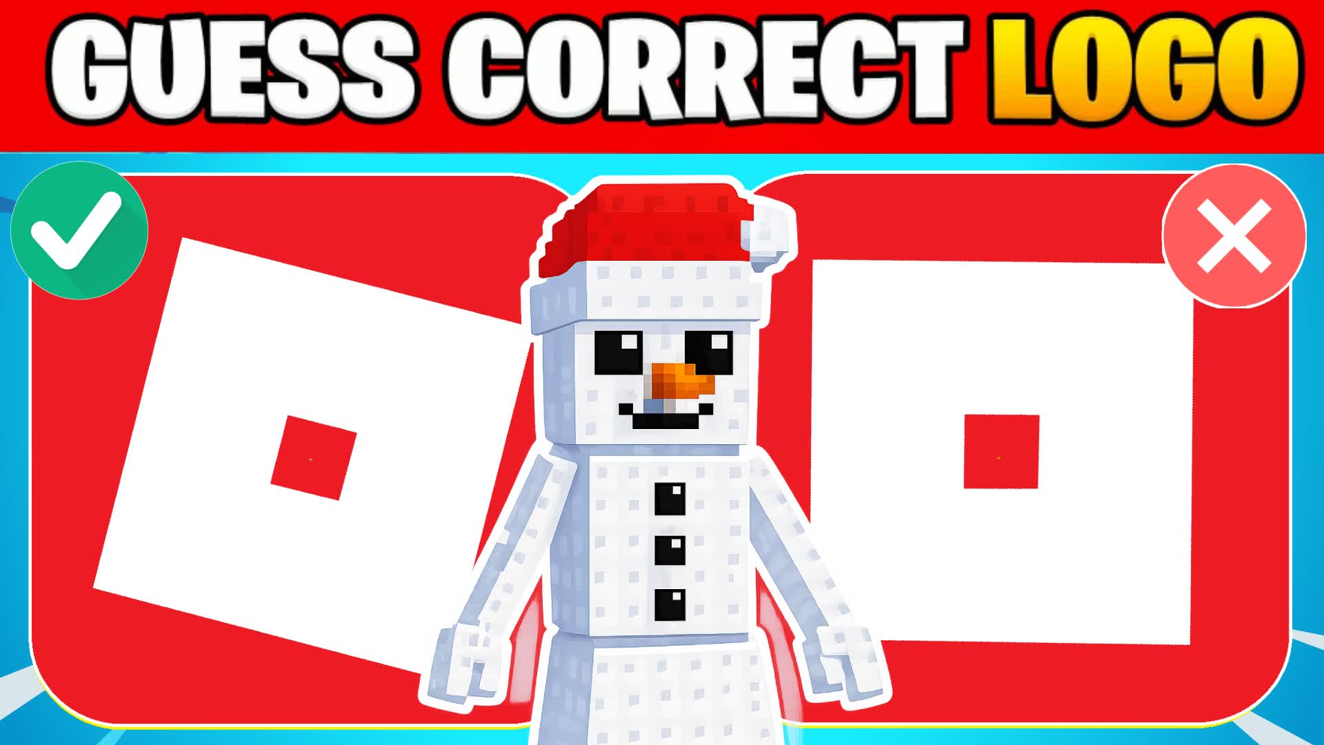 SNOWMAN GUESS THE LOGO 🔎 DEATHRUN