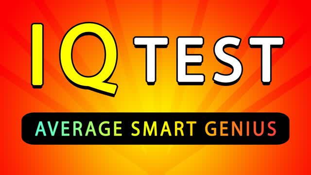 IQ TEST ONLY 1%