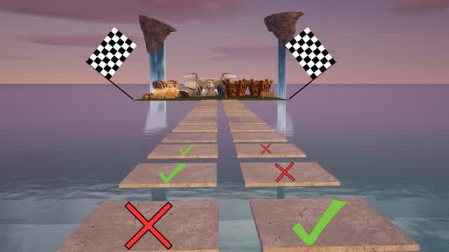 1% Win Obby - Impossible Bridge part 2