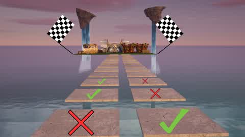 1% Win Obby - Impossible Bridge part 2