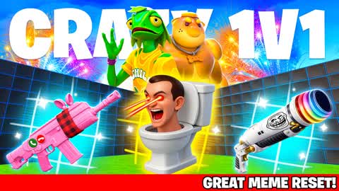 CRAZY 1V1 FFA - ALL GUNS & RIDES