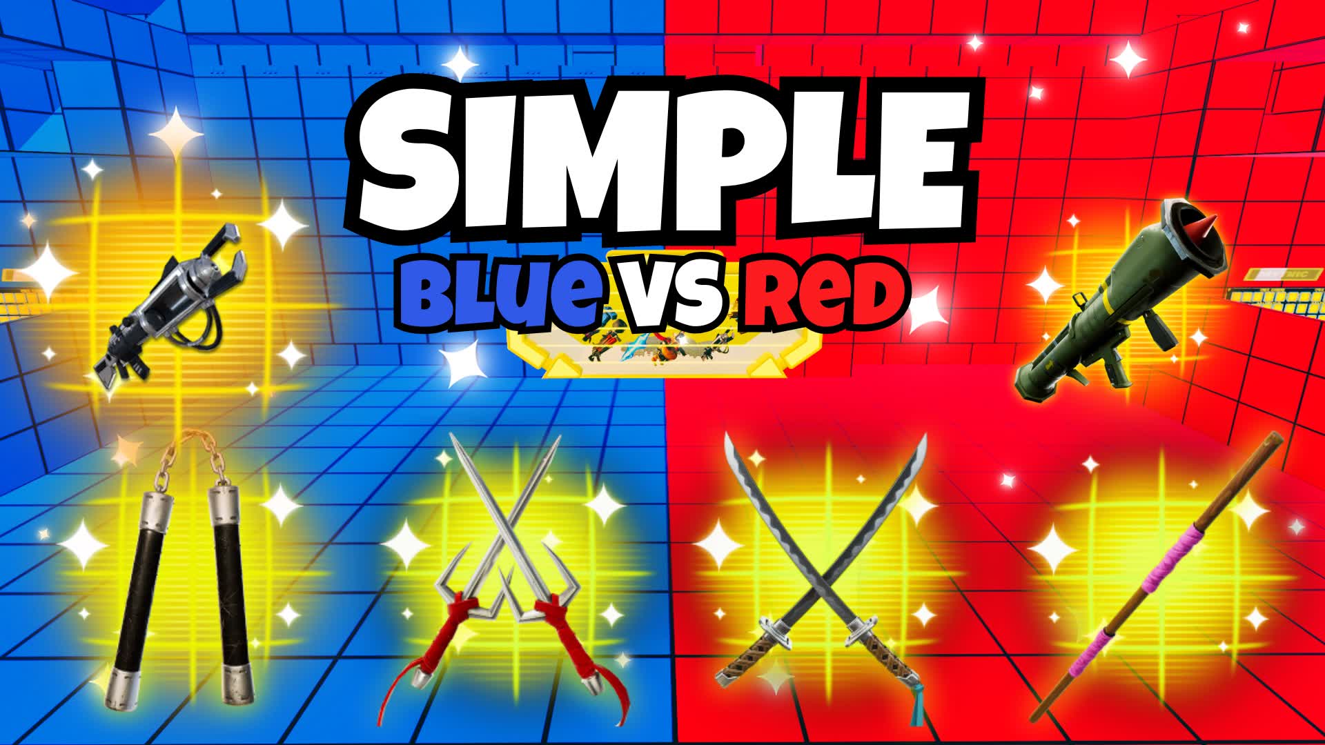 TMNT SIMPLE ⭐ RED VS BLUE 🔴🔵
