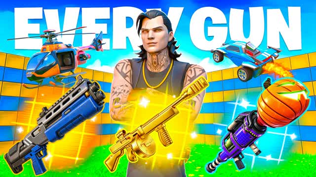 スーパー1v1 with Every Gun 1844-2247-4397 by pxndacur - フォートナイト