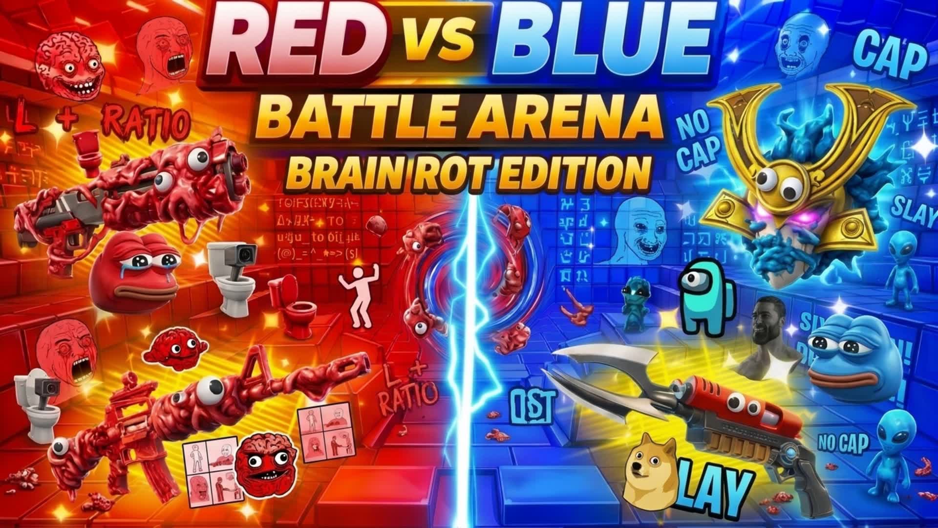 BRAINROT RED VS BLUE BATTELE BRAINROT