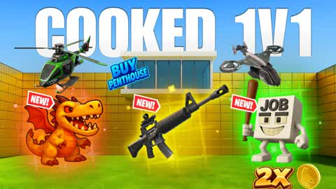 COOKED 1V1 😂 2X GOLD
