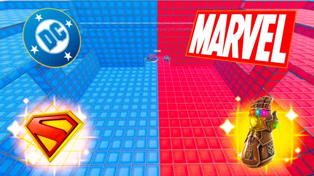 PVP MARVEL VS DC ( RED VS BLUE )