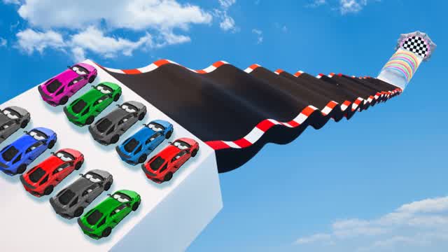 💯 CARS MEGA RAMP PRO