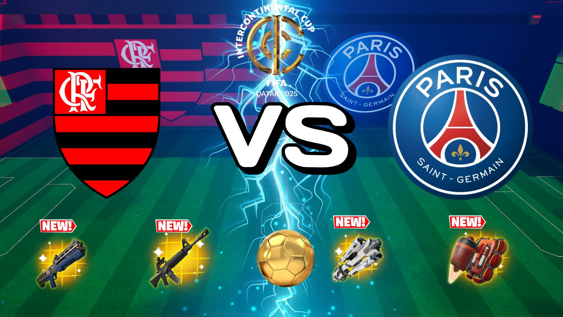 FLAMENGO VS PSG 🔴🔵RED VS BLUE