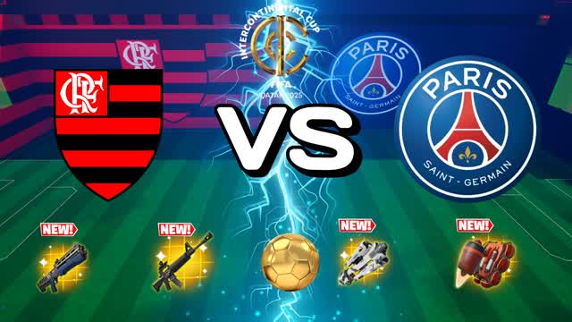 FLAMENGO VS PSG 🔴🔵RED VS BLUE