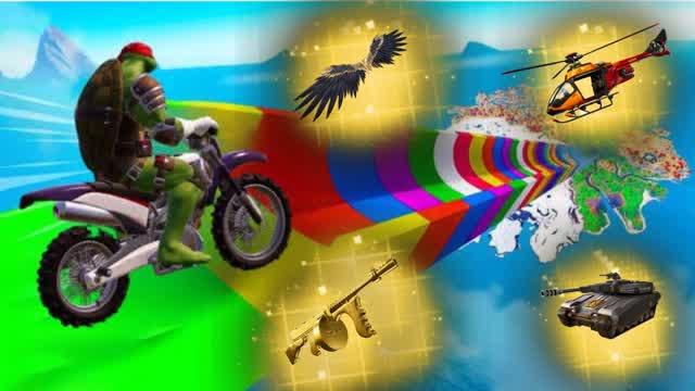 CAR GANE INFINITE RAMP ALL WEAPONS