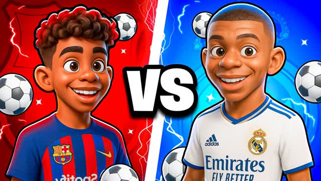 REAL VS BARCELONA GAME RED VS BLUE🔴🔵