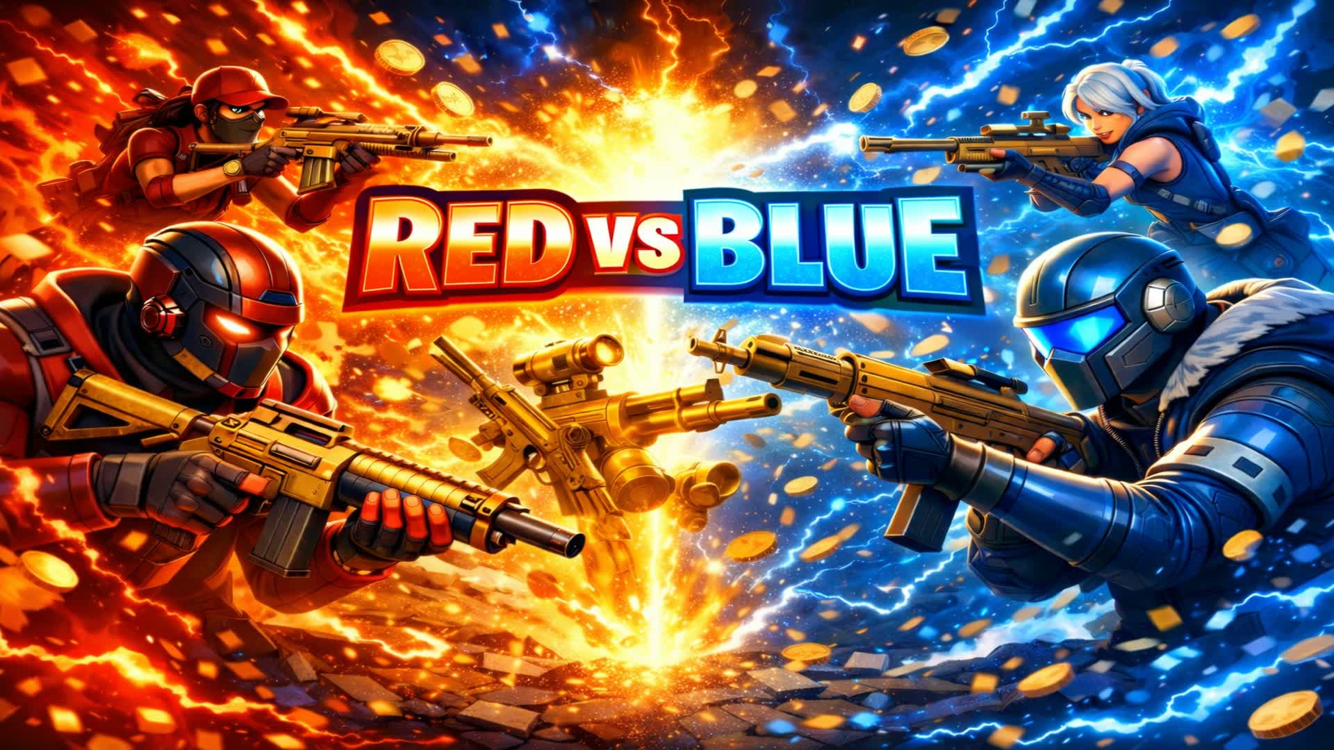 カラーウォーゾーン 🔵🔴レッド対ブルー🔵🔴