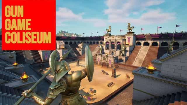 GUN GAME COLISEUM  BUILD FIGHTS🎯