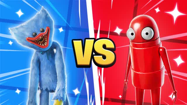 🔥 REPO RED VS BLUE HUGGY WUG 🔴🔵 KPOP