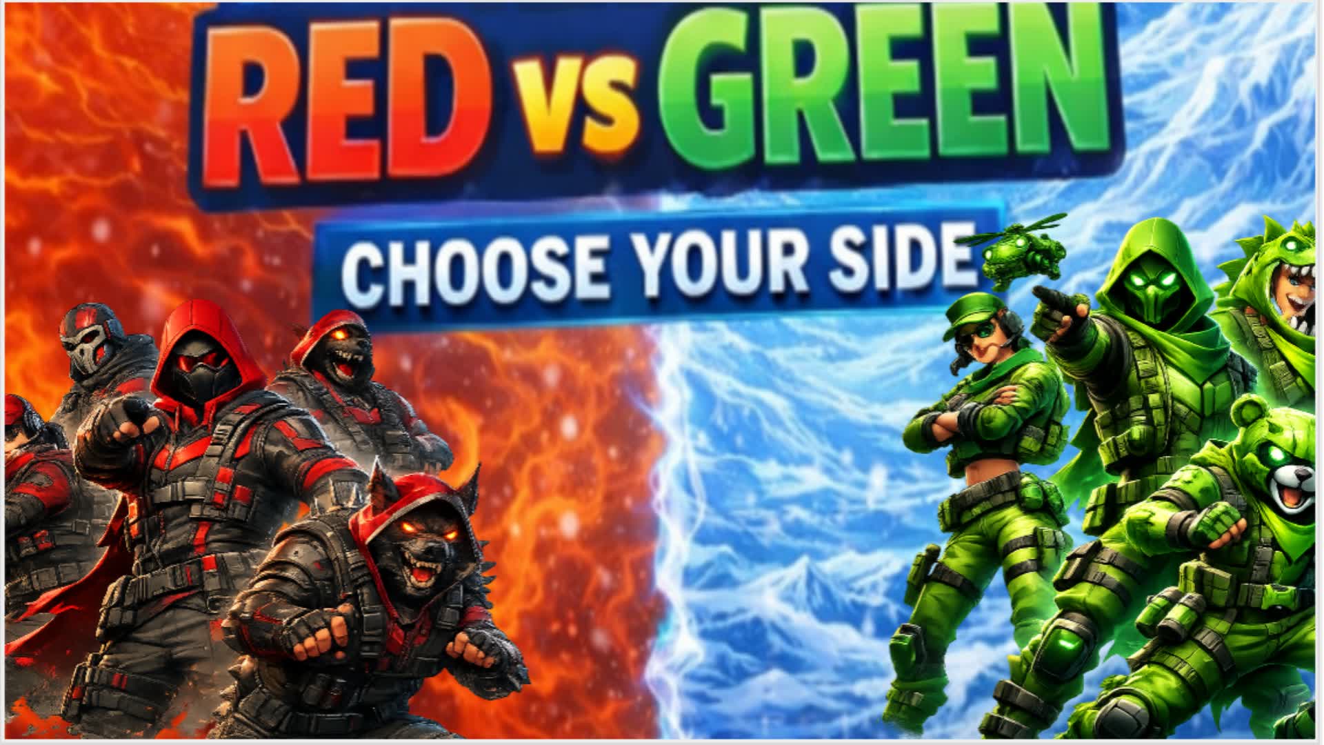 Winter Titans: Red vs Green | PvP Arena