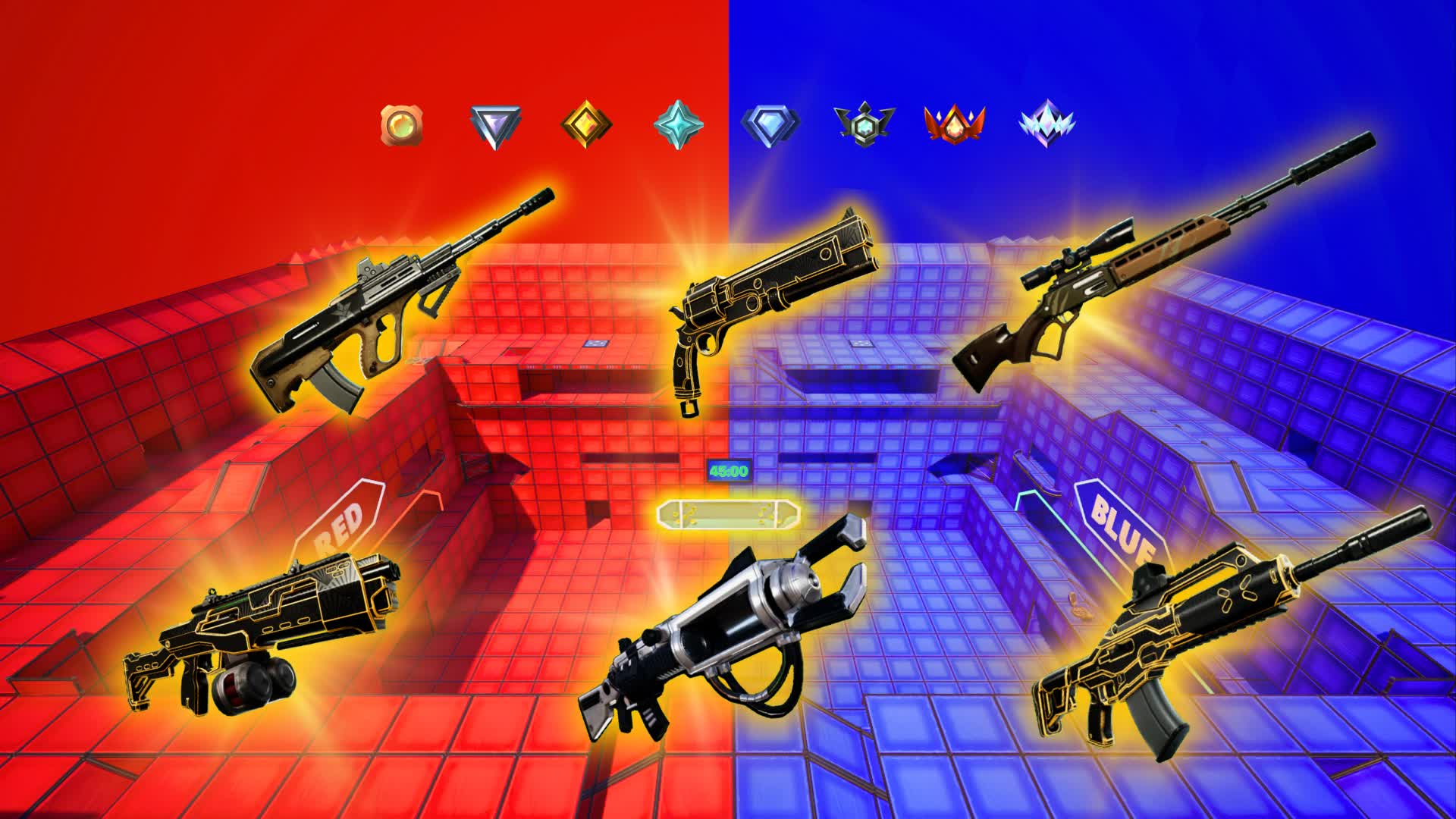 TMNT RED VS BLUE 🔴🔵 - ⭐ALL WEAPONS