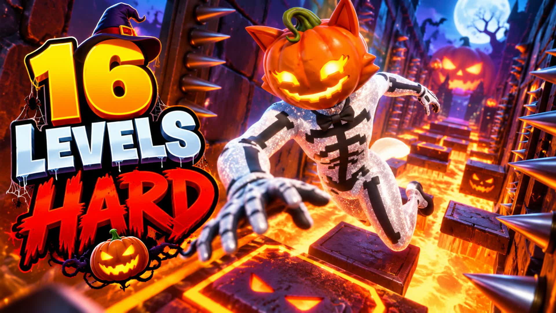 🎃HARD PARKOUR 1667 DEATHRUN[HORROR]