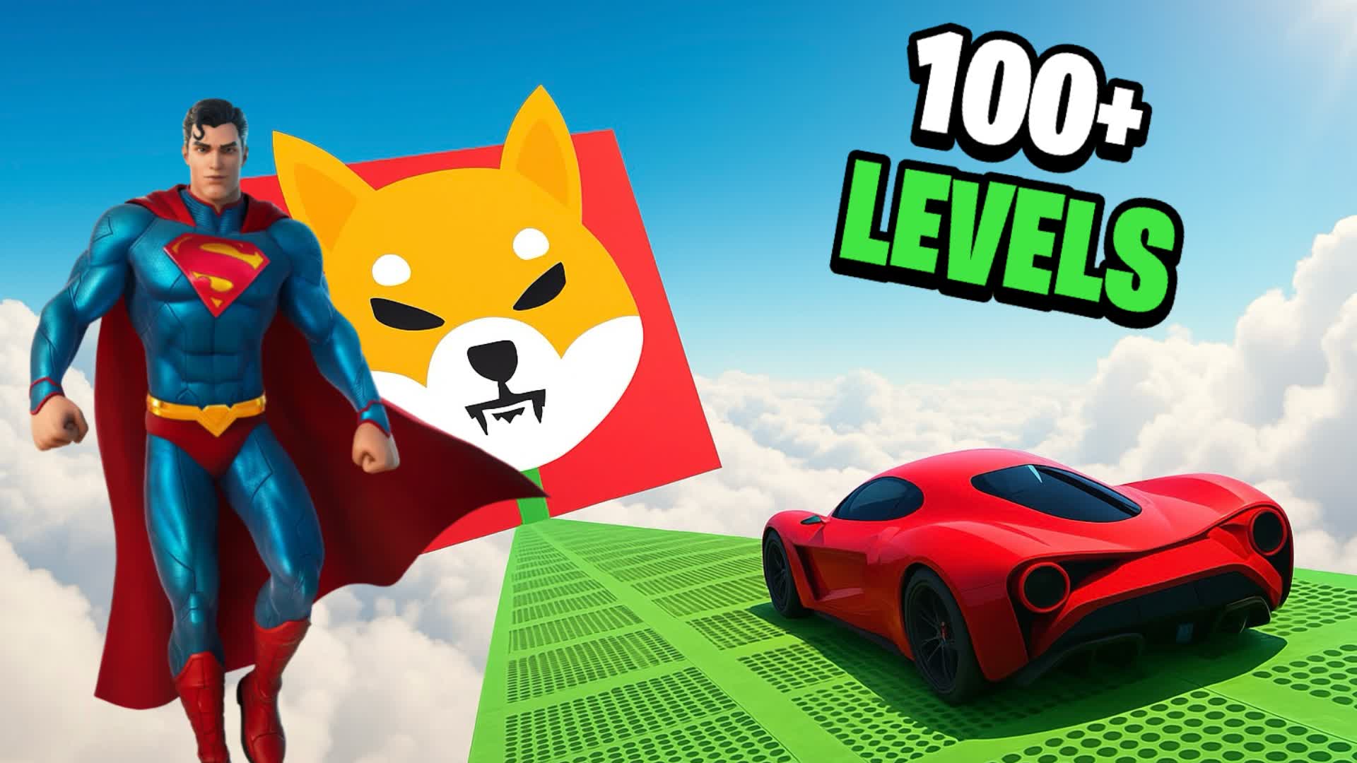 🦸‍♂️ Hero Obby Car Parkour 🦸‍♂️