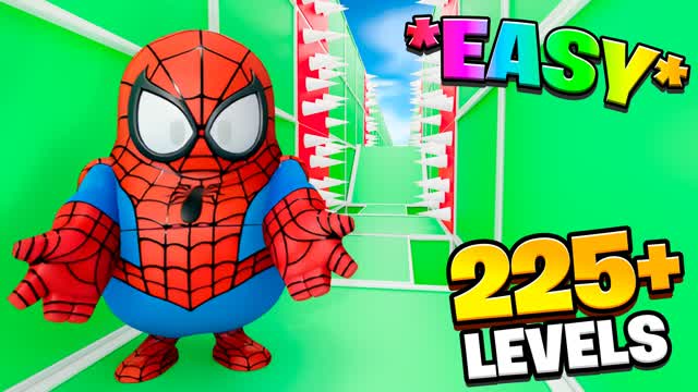 🌈 PARKOUR FALL GUYS OBBY 225+🌈