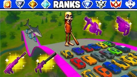 🧠 ITALIAN RANKED BRAINROT MEGA RAMP 🚗