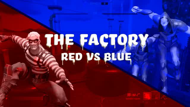 Red vs Blue Factory Fight! Zero build.