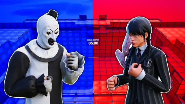 TERRIFIER WEDNESDAY RED VS BLUE đŽđ”