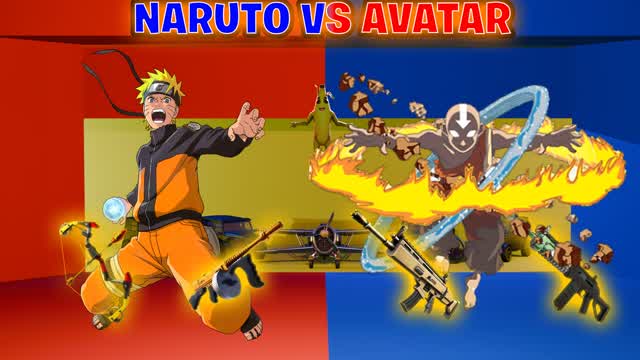 NARUTO vs AVATAR🔴🔵