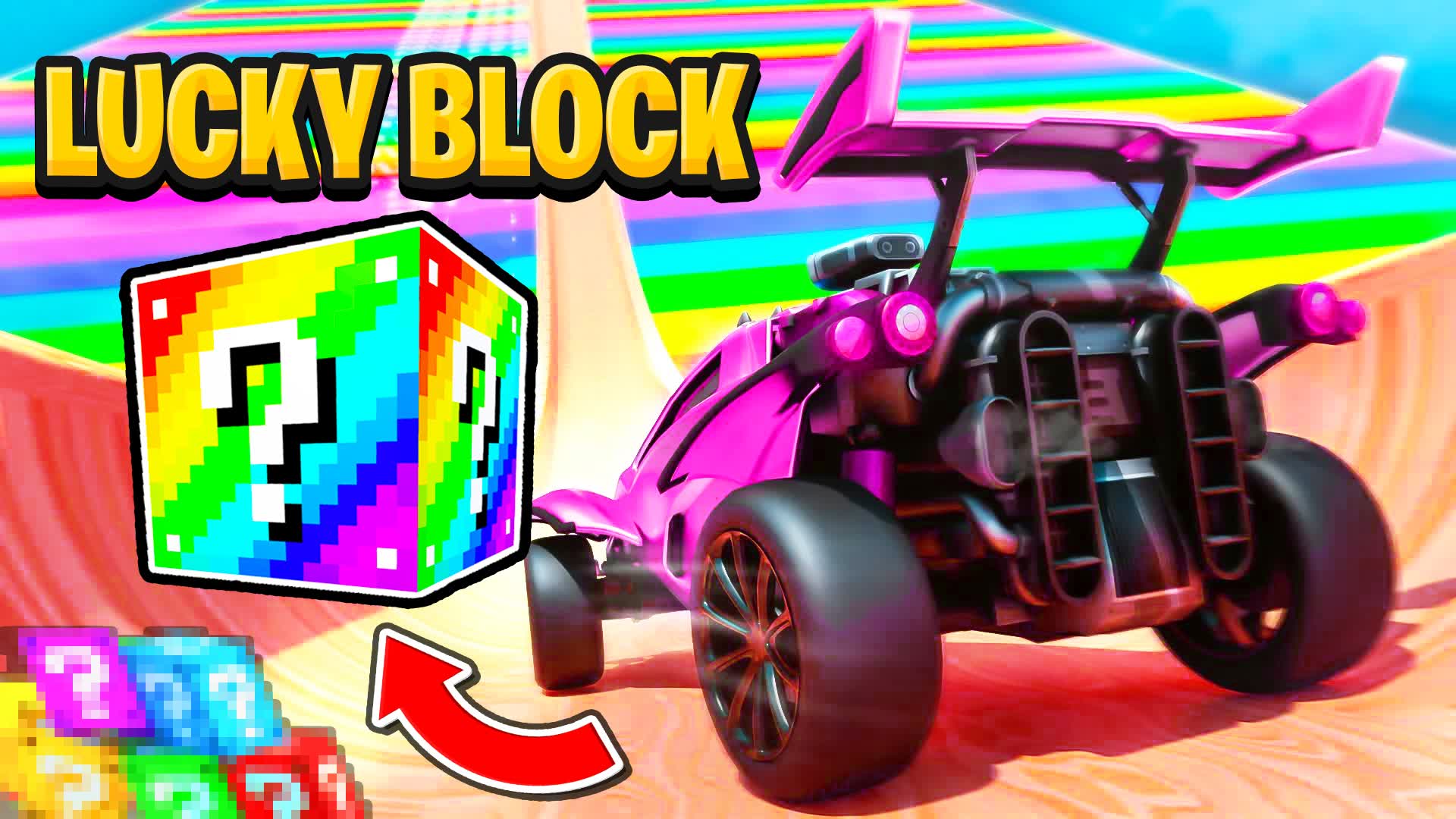 Mega Ramp LUCKY BLOCKS 😂