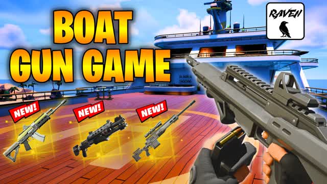 BOAT GUN GAME! PVP