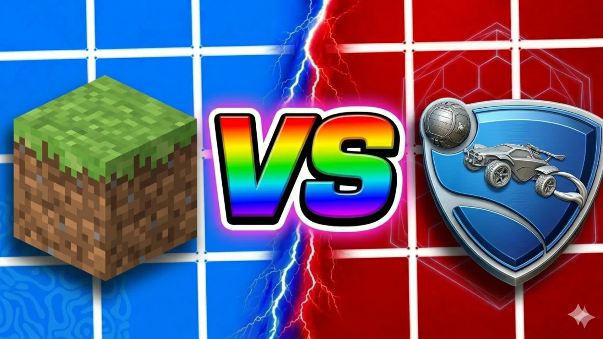 67 RED VS BLUE MINECRA ROCKET🔴🔵