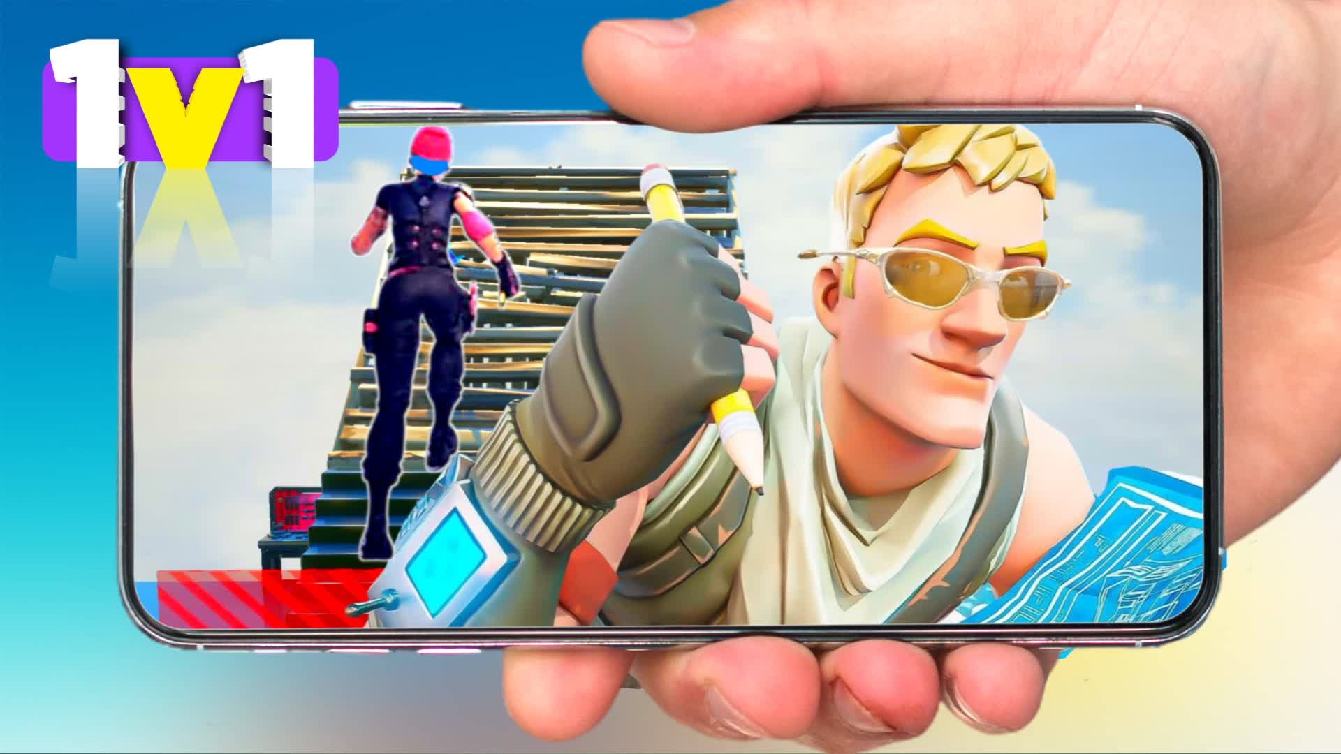 MOBILE 1V1 BUILD FIGHTS