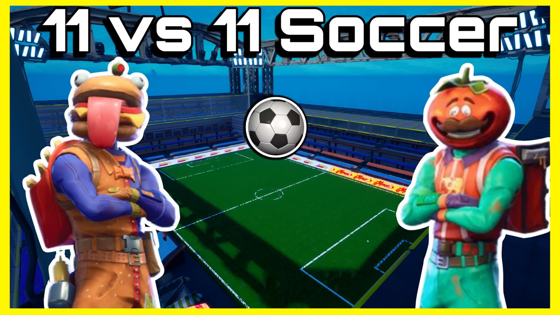 Soccer Stadium DurrBurger vs Pizza Pit 806699687606 by